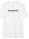 Logo Print Short Sleeve T-Shirt White - BURBERRY - BALAAN 2