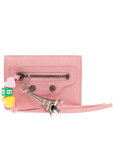 Balenciaga Leather Wallet, Women's, Pink - BALENCIAGA - BALAAN 1