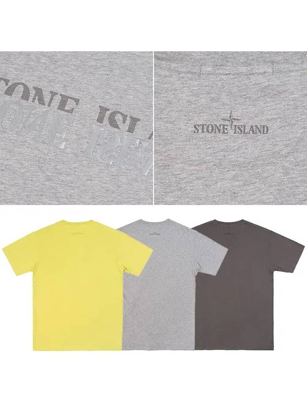 Steel logo short sleeve t-shirt 70152NS88 - STONE ISLAND - BALAAN 8