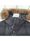 Cluny Long Down Jacket Black - MONCLER - BALAAN 4