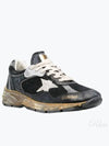 Dad-Star Mesh Nappa Leather Low Top Sneakers Black Ice Grey - GOLDEN GOOSE - BALAAN 2