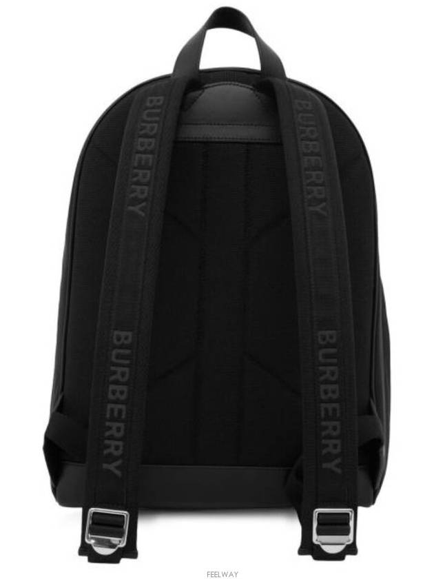 Logo Print Nylon Backpack Black - BURBERRY - BALAAN 4