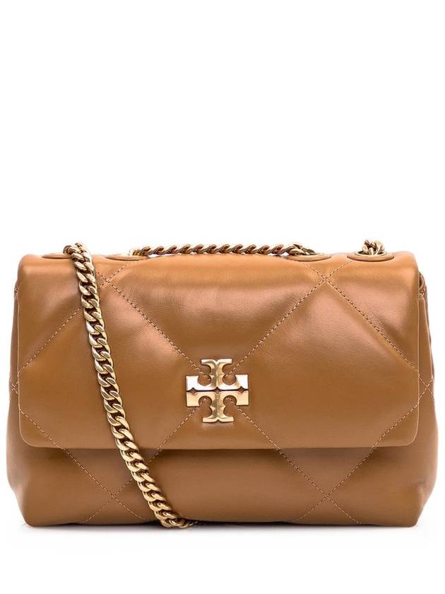 Kira Diamond Quilted Shoulder Bag Brown - TORY BURCH - BALAAN 2