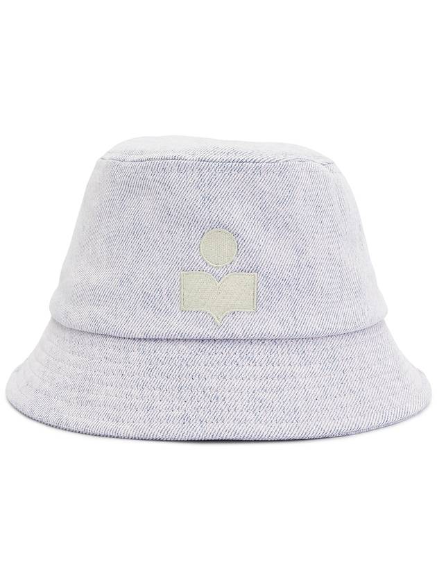 Haley Embroidered Logo Bucket Hat Violet - ISABEL MARANT - BALAAN 3