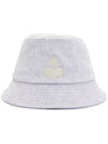 Haley Embroidered Logo Bucket Hat Violet - ISABEL MARANT - BALAAN 3