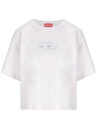 T Bucks Crop Od Cotton T-Shirt A150960NIAX - DIESEL - BALAAN 2