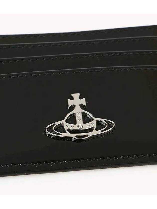 ORB Shiny Cow Leather Women s Common Card Wallet 54030006W L001O N403 - VIVIENNE WESTWOOD - BALAAN 5