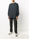 Lettering Logo Sweatshirt Black - ACNE STUDIOS - BALAAN 3