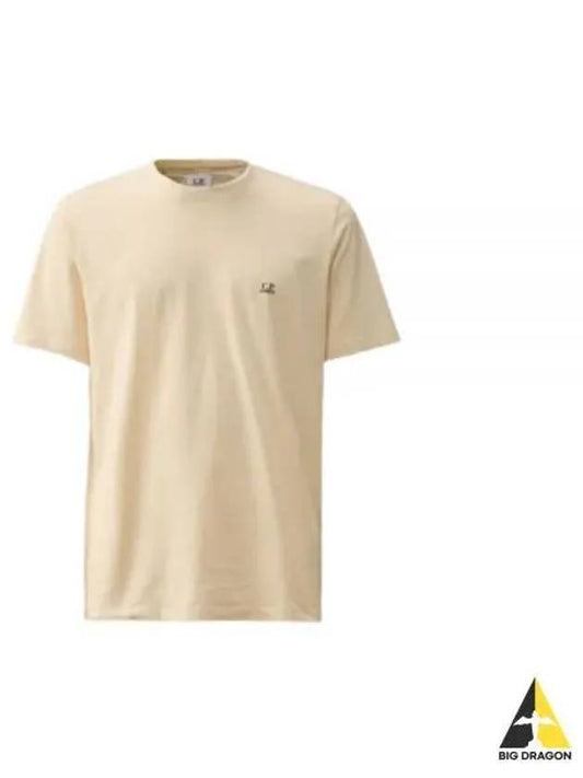 30/1 Jersey Goggle Short Sleeve T-Shirt Beige - CP COMPANY - BALAAN 2