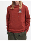 Fox Head Logo Hoodie Organge - BARBOUR - BALAAN 3