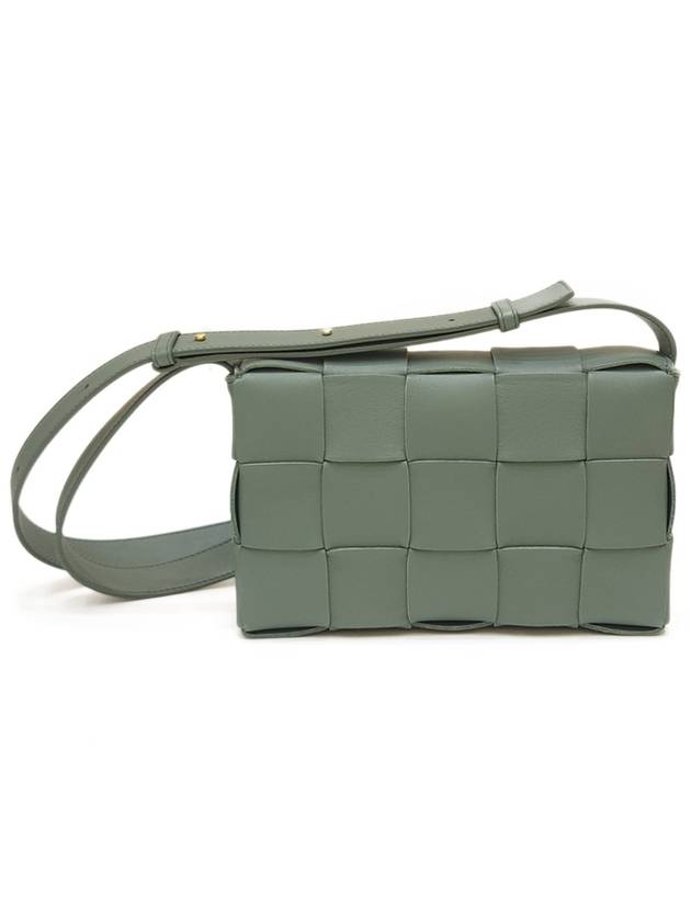 Intrecciato Cassette Cross Bag Green - BOTTEGA VENETA - BALAAN 3