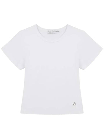 Timeless Cap Crop T shirts White - 38COMEONCOMMON - BALAAN 1