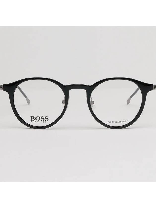 Hugo Boss Glasses Frame BOSS1350F TI7 Round Horn Frame Ultra Light - HUGO BOSS - BALAAN 3