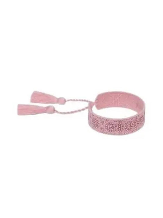 Crystal Embroidery Bracelet Pink - DIOR - BALAAN 2