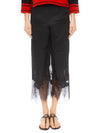 McCue Lace Silk Pants Black 435209 RJB01 1000 - ALEXANDER MCQUEEN - BALAAN 2