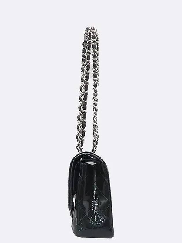 A01112 Classic Patent Medium M Size Flap Chain Shoulder Bag - CHANEL - BALAAN 3