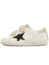 Old School Logo Applique Low Top Sneakers Beige Brown Milk - GOLDEN GOOSE - BALAAN 5