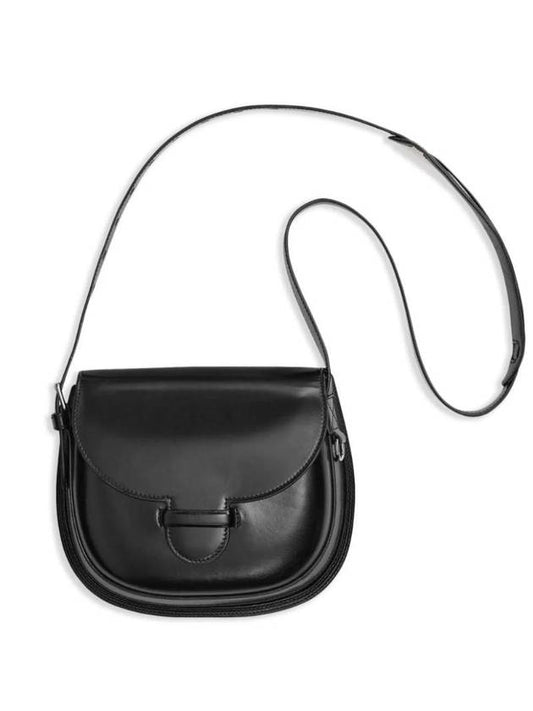 Cartridge Small Leather Shoulder Bag Black - LEMAIRE - BALAAN 1