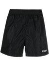 Logo Swim Shorts Black - VETEMENTS - BALAAN 3