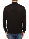 Superfine Wool Knit Top Black - PRADA - BALAAN 5