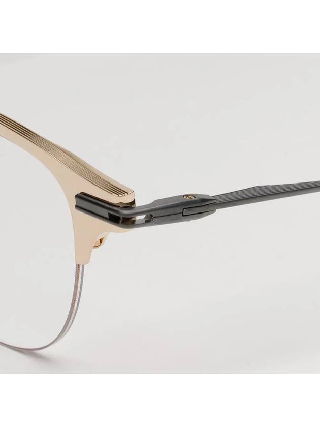 Titanium Glasses Frame DTX143 A 01 IM Big SemiRimless Gold - DITA - BALAAN 6