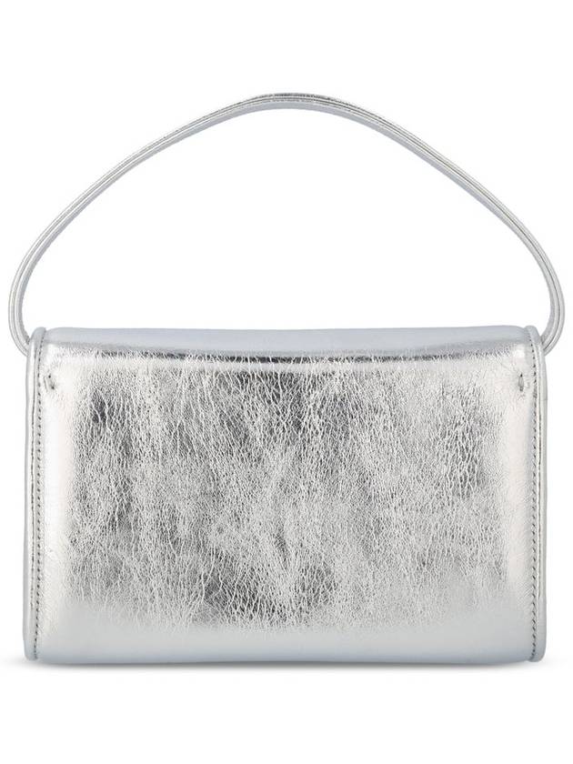 Pilgrim Micro Leather Tote Bag Silver - ROGER VIVIER - BALAAN 3