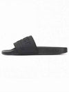embossed logo rubber slippers black - GUCCI - BALAAN.
