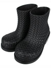 Fireman Rubber Rain Boots Black - BOTTEGA VENETA - BALAAN 3