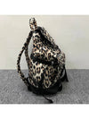 Leopard Tech Backpack Brown - GANNI - BALAAN 6