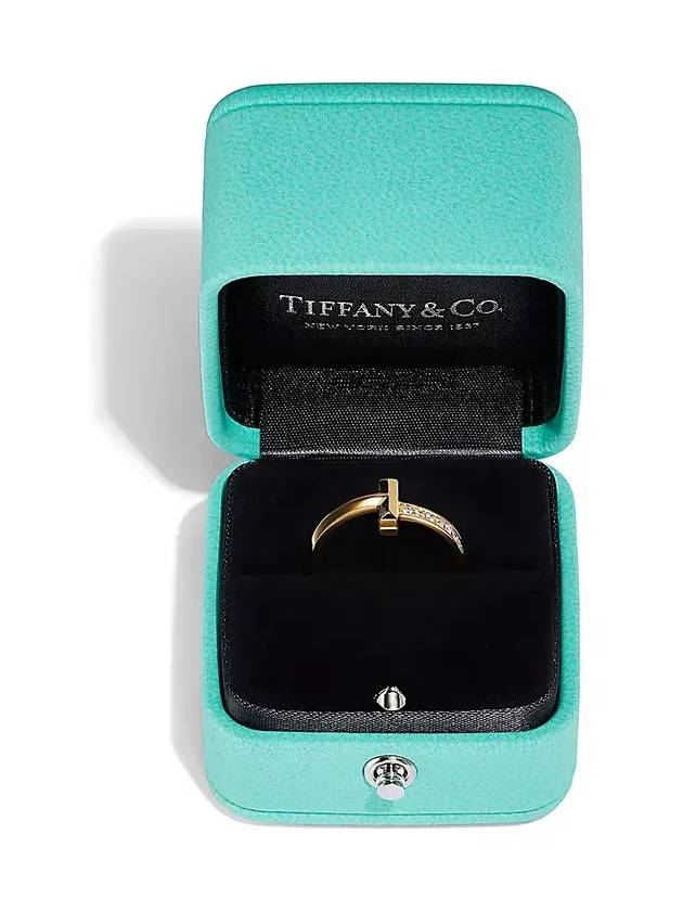 Tiffany T T1 ring yellow gold diamond setting 67795040 68489466 - TIFFANY & CO. - BALAAN 6