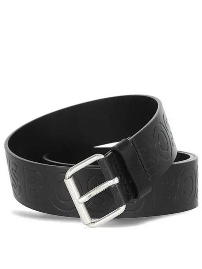 Logo Leather Belt Black - HUGO BOSS - BALAAN 2