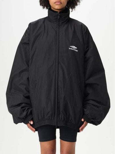 Women's Medium Fit Track Jacket Black - BALENCIAGA - BALAAN 2