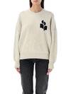 Logo Intarsia Crewneck Sweater Ecru - ISABEL MARANT - BALAAN 2