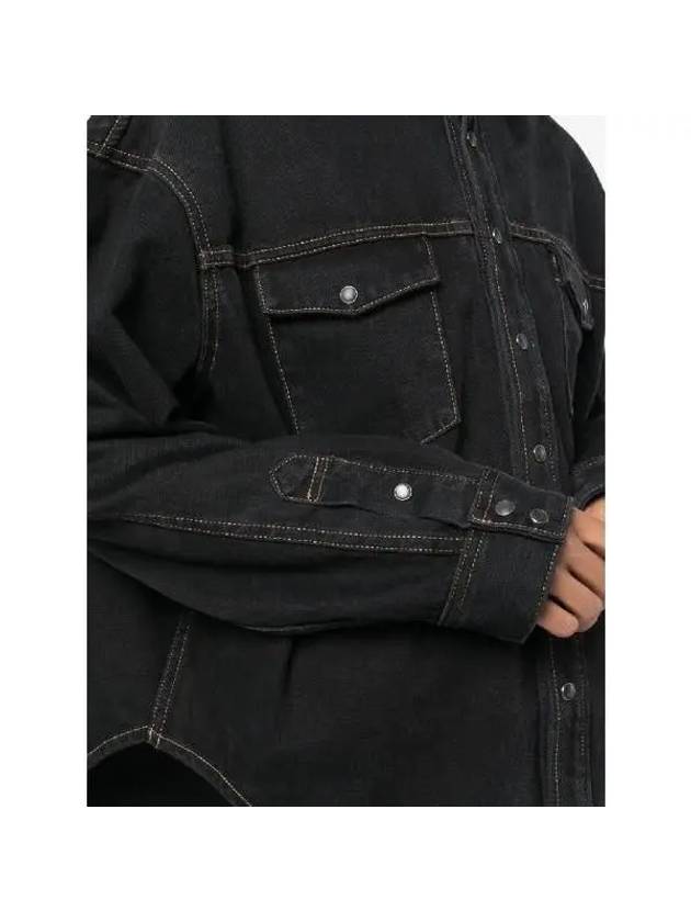 WARDROBE NYC Flap Pocket Denim Jacket W4006PC BLACK - ETC - BALAAN 5