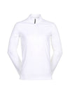 Golf Dri Fit Victory Half Zip Long Sleeve T-Shirt White - NIKE - BALAAN 1