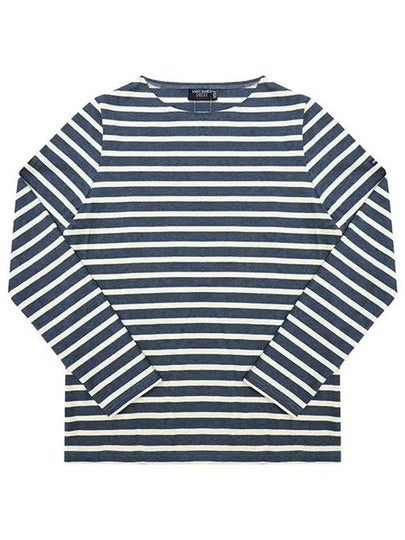 Merdam II Striped Long Sleeve T-Shirt Jean Chambre - SAINT JAMES - BALAAN 2