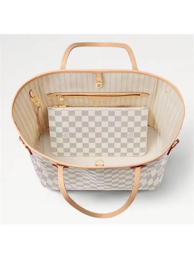 Neverfull MM Tote Bag Beige - LOUIS VUITTON - BALAAN 4