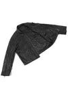 Wrinkle Leather Jacket Black - C WEAR BY THE GENIUS - BALAAN 10