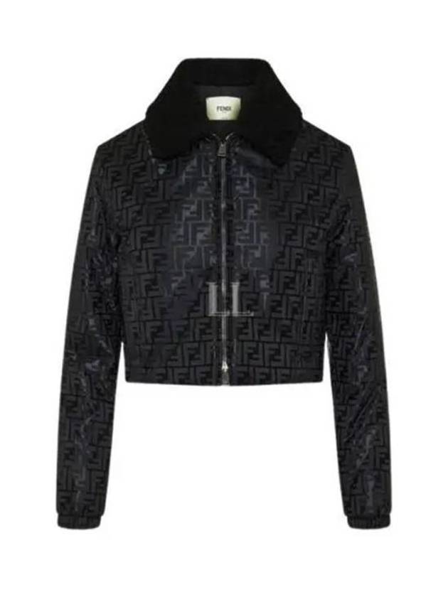 Ski FF Nylon Jacket Black - FENDI - BALAAN 3