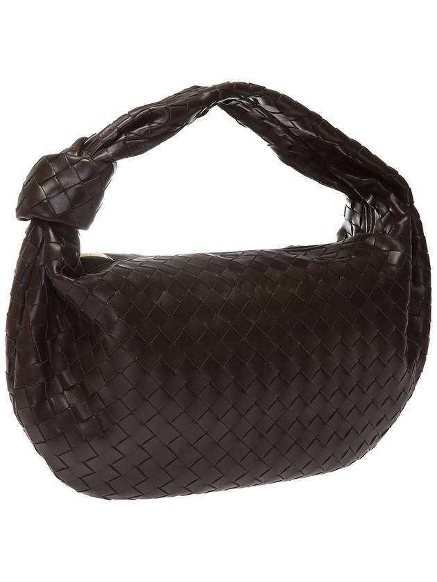 Intrecciato Jody Small Shoulder Bag Dark Brown - BOTTEGA VENETA - BALAAN 5