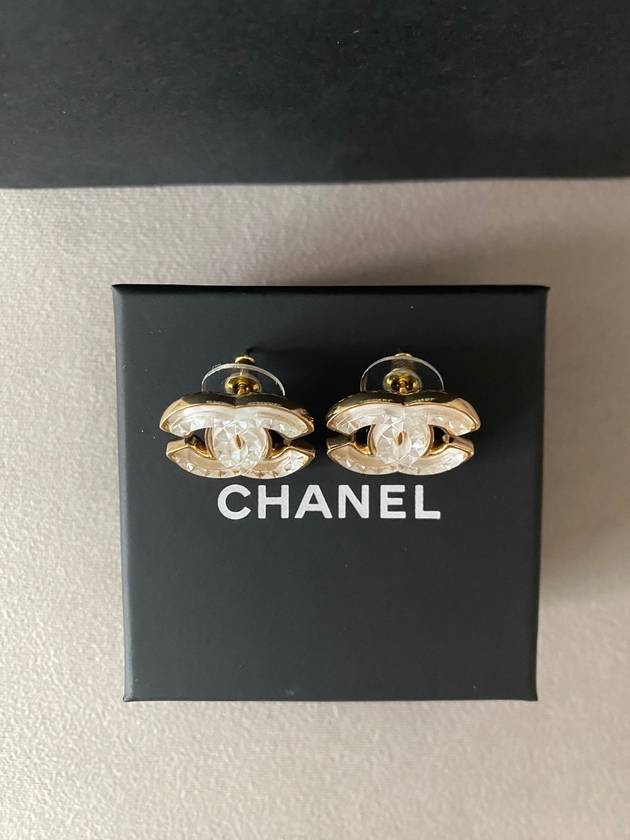 CC Logo EarringsStud White EarringsABD564 - CHANEL - BALAAN 8