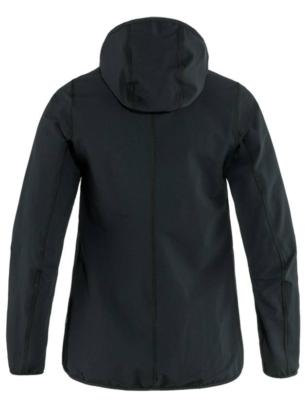 Women's Bergtagen Stretch Half Zip Jacket Black - FJALL RAVEN - BALAAN 3