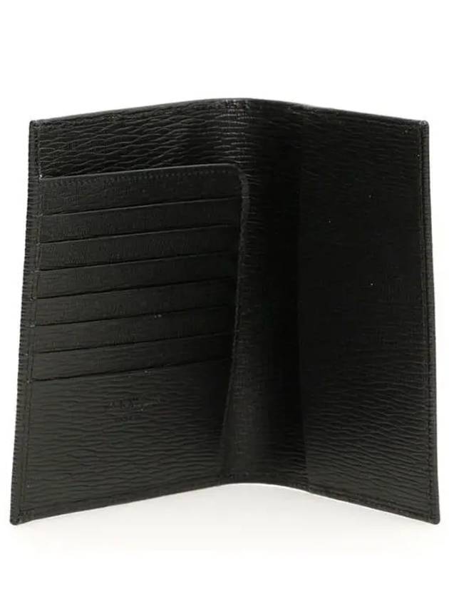 Metal Logo Card Wallet Black - SALVATORE FERRAGAMO - BALAAN 5