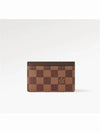 Damier Canvas Card Wallet Brown - LOUIS VUITTON - BALAAN 2