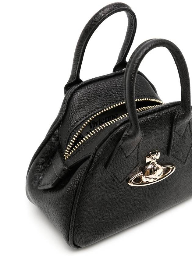 Sphere Leather Mini Shoulder Bag Black - VIVIENNE WESTWOOD - BALAAN 5