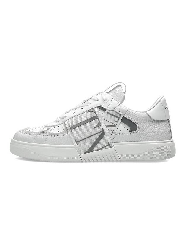 VLTN Logo Band Low-Top Sneakers Grey - VALENTINO - BALAAN 1