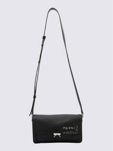 Trunk Soft East West Shoulder Bag Black - MARNI - BALAAN 1