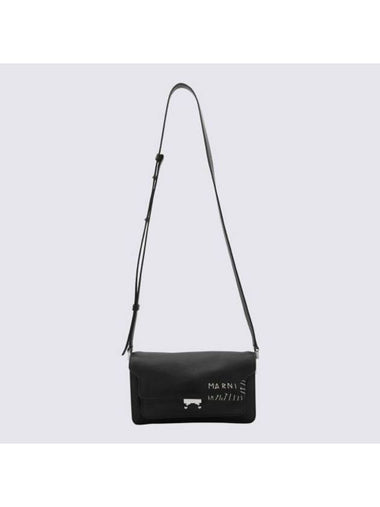 Trunk Soft East West Shoulder Bag Black - MARNI - BALAAN 1