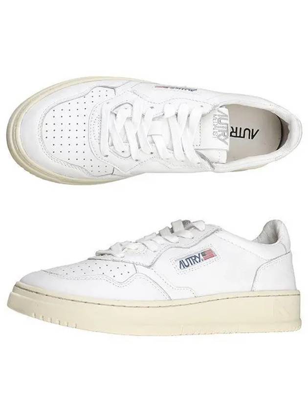 Medalist Goatskin Low Top Sneakers White - AUTRY - BALAAN 2