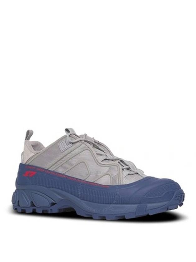 Burberry Men's Warm Grey/Oceanic Arthur Two-Tone Sneakers, Brand Size 41 ( US Size 8 ) - BURBERRY - BALAAN 1